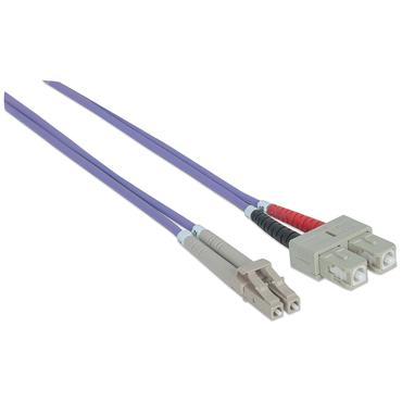 Intellinet 750936 InfiniBand og fiberoptisk kabel 3 m LC SC Violet
