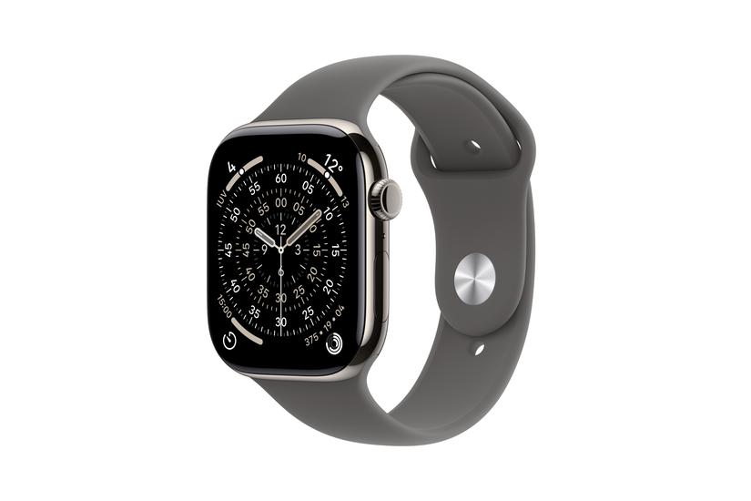 Apple Watch Series 11 OLED 46 mm Digital 416 x 496 pixel Berøringsskærm 5G Titanium Wi-Fi GPS (satellit)