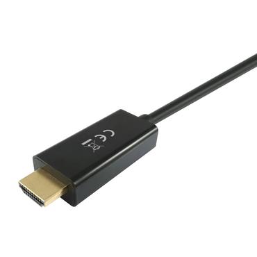 Equip 119391 videokabel adapter 3 m DisplayPort HDMI Sort