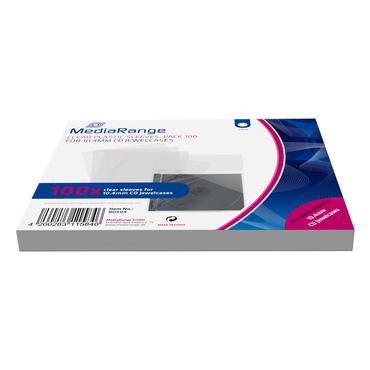 MediaRange BOX04 optisk disk etui 1 diske Transparent