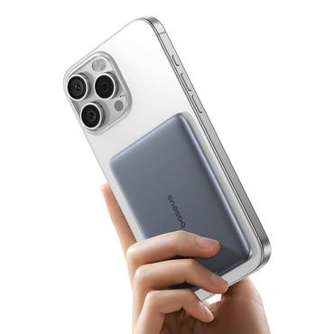 Baseus PicoGo Ultra-Slim 5000 mAh Trådløs opladning Grå