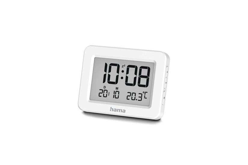 kos digital alarm clock  white