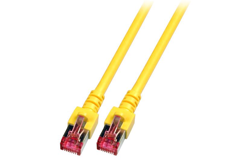 EFB Elektronik RJ45 Patchkabel S/FTP, Cat.6, LSZH, 0.15m, gelb netværkskabel Gul 0,15 m Cat6 S/FTP (S-STP)