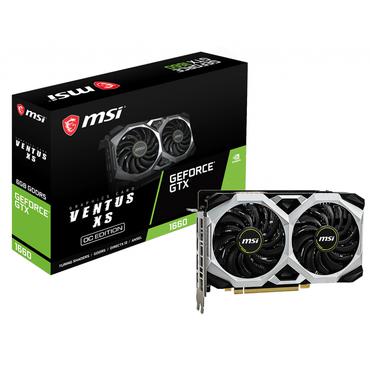 MSI GeForce GTX 1660 VENTUS XS 6G OC - NVIDIA GTX1660 - 6GB GDDR5