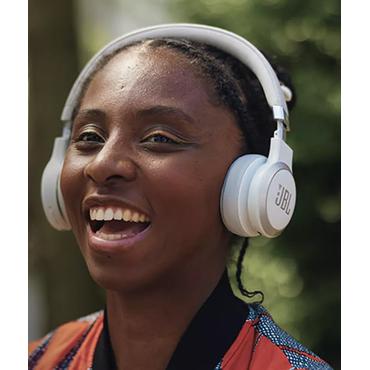 JBL Live 670NC, Tr&aring;dl&oslash;s, Opkald/musik, 20 - 20000 Hz, 219 g, Headset, Hvid