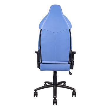 Thermaltake GGC-VCO-LWLWDS-01 silla para videojuegos Butaca para jugar Asiento acolchado Azul, Blanco