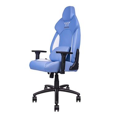 Thermaltake GGC-VCO-LWLWDS-01 silla para videojuegos Butaca para jugar Asiento acolchado Azul, Blanco