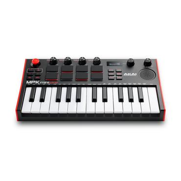 AKAI MPK Mini Play MK3 Control keyboard Pad controller MIDI USB Black  Red