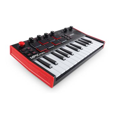 AKAI MPK Mini Play MK3 Control keyboard Pad controller MIDI USB Black  Red