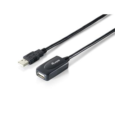 Equip 133336 USB-kabel USB 2.0 5 m USB A Sort