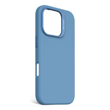 Decoded AntiMicrobial Silicone Backcover - silikonowa obudowa ochronna do iPhone 16 Pro kompatybilna z MagSafe (air blue)