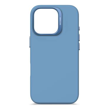 Decoded AntiMicrobial Silicone Backcover - silikonowa obudowa ochronna do iPhone 16 Pro kompatybilna z MagSafe (air blue)