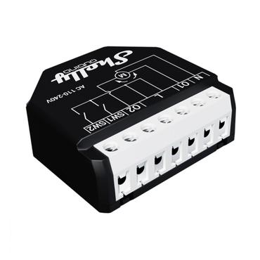 Shelly Qubino Wave Shutter, relay (black/white, 2 channels)