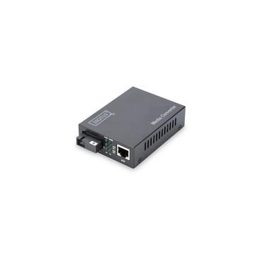 DIGITUS Professional DN-82123 - fibermedieomformer - 10Mb LAN, 100Mb LAN, 1GbE