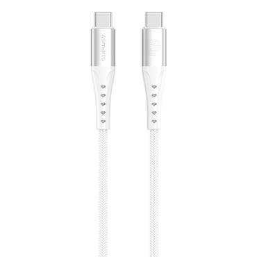 4smarts USB-C Kabel PrimeCord 60W 1.5m. wei