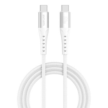 4smarts USB-C Kabel PrimeCord 60W 1.5m. wei