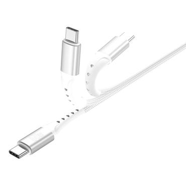 4smarts USB-C Kabel PrimeCord 60W 1.5m. wei