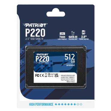Patriot P220 - 512 GB - SATA 3Gb/s