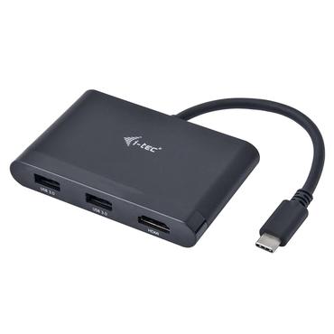 i-Tec USB-C HDMI and USB Adapter with Power Delivery Function - dockingstation - USB-C / Thunderbolt 3 - HDMI