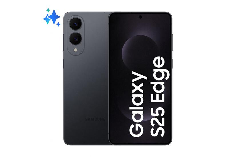 Samsung Galaxy S25 Edge 17 cm (6.7") Dual SIM Android 15 5G USB Type-C 12 GB 512 GB 3900 mAh Sort