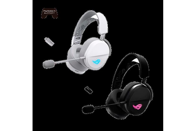 ASUS Headset - Trådløs - Boom - Binaural - Circumaural - Hvid - 309 g