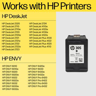 CARTRIDGE INK HP 305 BLACK