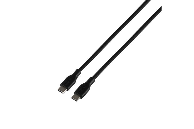 DELTACO - USB typ C-kabel - 24 pin USB-C till 24 pin USB-C - 1.5 m