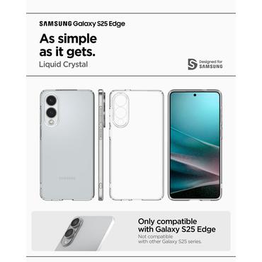 Spigen Liquid Crystal Galaxy S25 Edge crystal clear