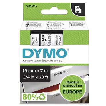 DYMO D1 - mærkattape - 1 kassette(r) - Rulle (1,9 cm x 7 m)