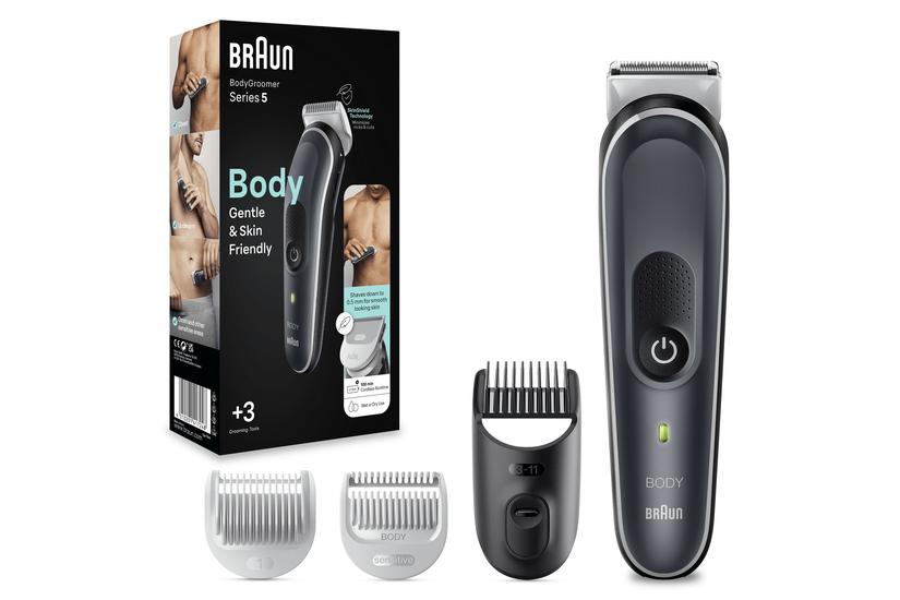 Braun BodyGroomer BG5340 Sort, S&oslash;lv
