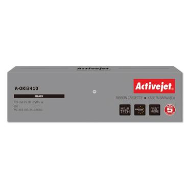 Activejet Activejet-farveb&aring;nd A-OKI3410 (erstatning OKI 9002308; Supreme; sort)