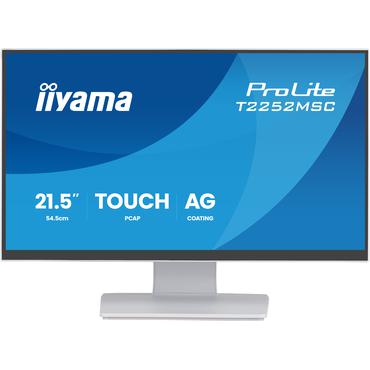 iiyama ProLite T2252MSC-W2AG computersk&aelig;rm 54,5 cm (21.4") 1920 x 1080 pixel Fuld HD LCD Ber&oslash;ringssk&aelig;rm Hvid
