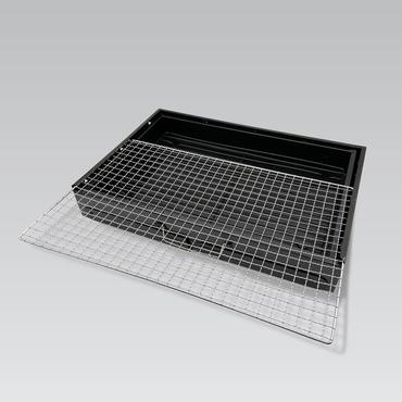 Maestro MR-1010 barbecue & grill Ildsted Trækul + brænde Sort