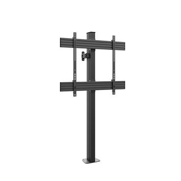 HAGOR comPROnents series st&auml;ll - f&ouml;r platt panel - fastskruvat - svart