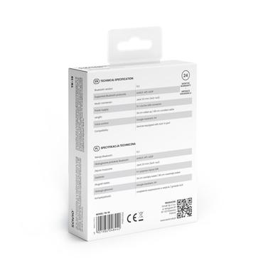 Savio TR-16 Transmitter AUX adapter with hands-free function  Bluetooth 5.3  Google Assistant/Siri