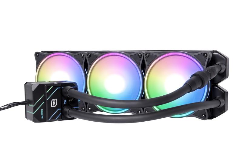 Alphacool Eisbaer Pro Aurora 360 Processor Alt-i-en væskekøler 12 cm Sort, Hvid 1 stk