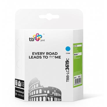 TB Print TBB-LC3619C bl&aelig;kpatron 1 stk Kompatibel Bl&aring;