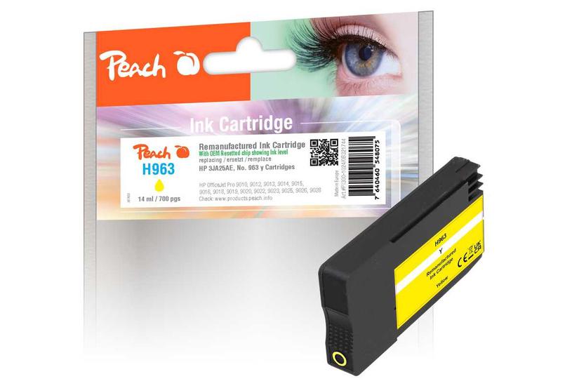 Peach Patrone HP Nr.963 3JA25AE yellow OEM reset ink leve remanufactured