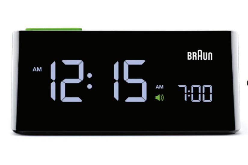 Braun BNC 016 BKEU LED Alarm Clock black