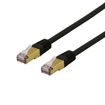 DELTACO SFTP-62SAH - patch-kabel - 2 m - svart