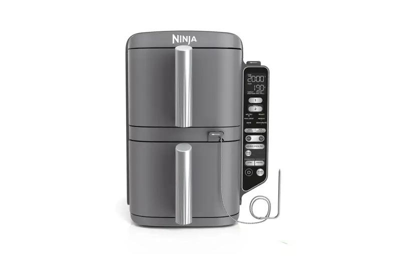 Ninja SL451EU frituregryde Dobbelt 9,5 L Enkeltstående 2470 W Varmluftsteger Sort