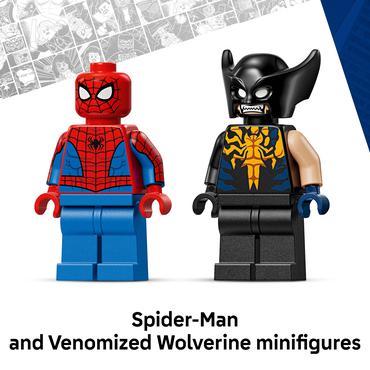 LEGO Marvel Spider-Man-bil mod venomiseret Wolverine