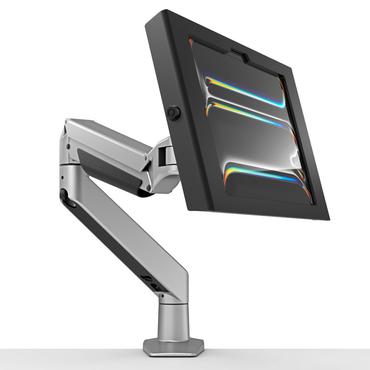 Compulocks iPad Pro M4 11" (2024), Apex Enclosure Reach Articulating Arm monteringssats - f&ouml;r surfplatta - svart, silver