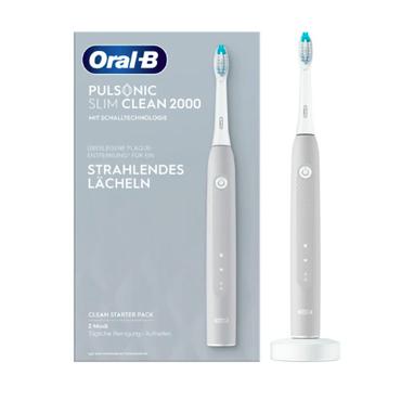 Oral-B Pulsonic Slim Clean 2000 Grey Elektrische Zahnbürste