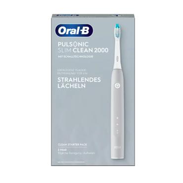 Oral-B Pulsonic Slim Clean 2000 Grey Elektrische Zahnbürste