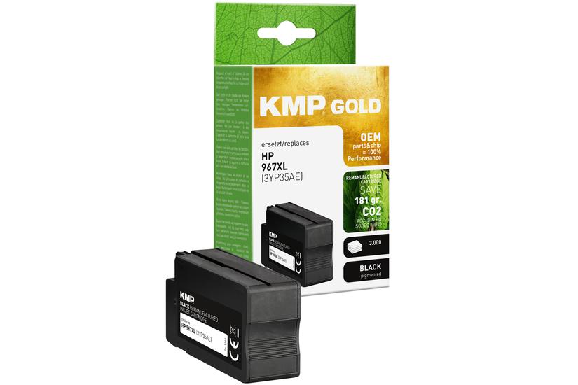 KMP Patrone HP HP967XL (3JA31AE) black 3000 S. remanufactured