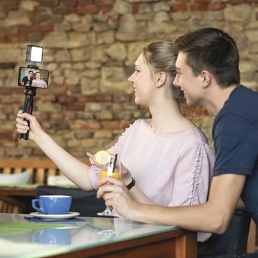 Hama Solid 80 Ball kamerastativ Smartphone/digitalt kamera 3 ben Sort