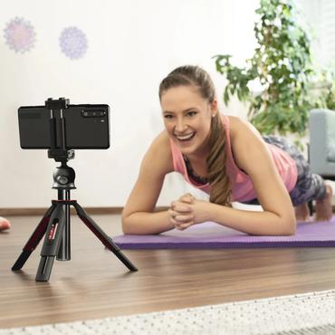 Hama Solid 80 Ball kamerastativ Smartphone/digitalt kamera 3 ben Sort