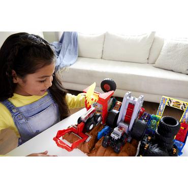 Hot Wheels Monster Trucks ARENA SMASHERS 5 ALARM FIRE CRASH CHALLENGE-legesæt