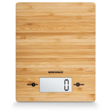 Soehnle Bamboo Bordplade Rektandel Elektronisk køkkenvægt